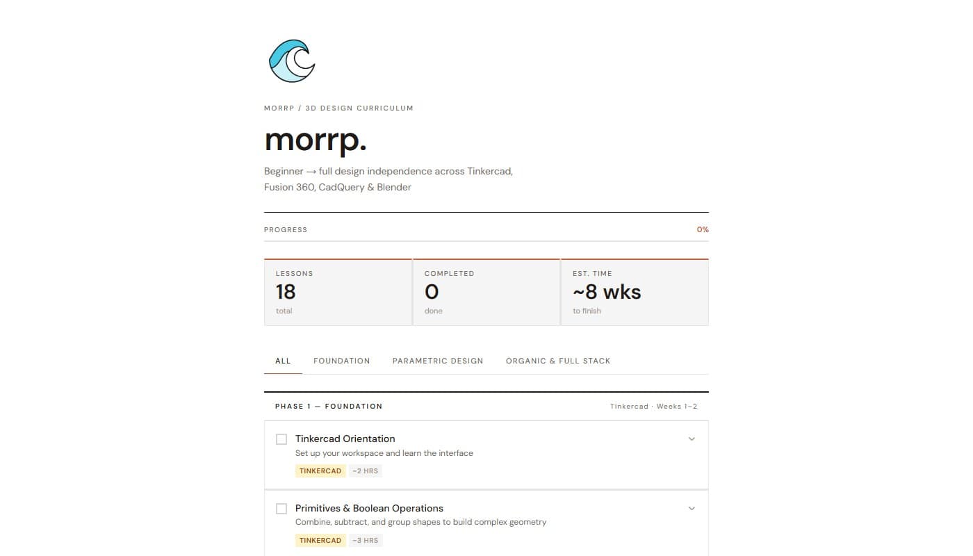 Morrp 3D Course screenshot 1